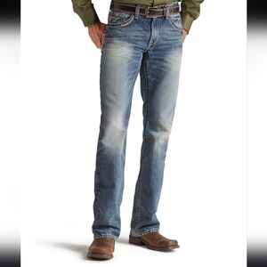 Ariat Men's M5 Straight Low Rise Straight Fit Straight Leg Jeans Gambler NWOT